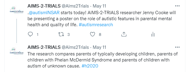 INSAR (International Society for Autism Research): May 2022